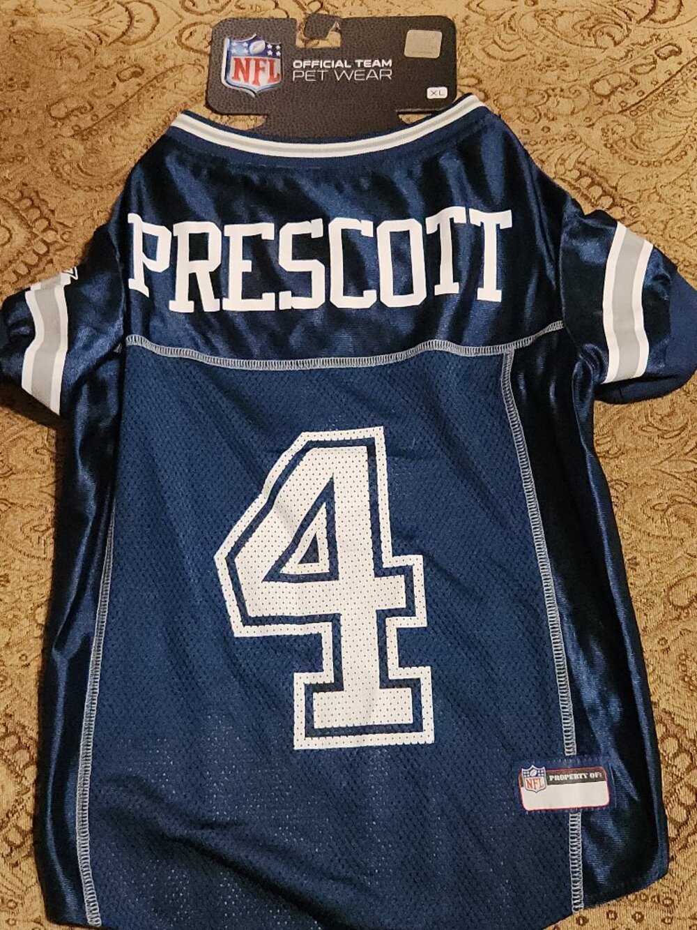 NFL Dallas Cowboys Dak Prescott #4 Jersey XL